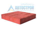 Тротуарная плитка "8 кирпичей" 40х40см толщиной 80мм красная