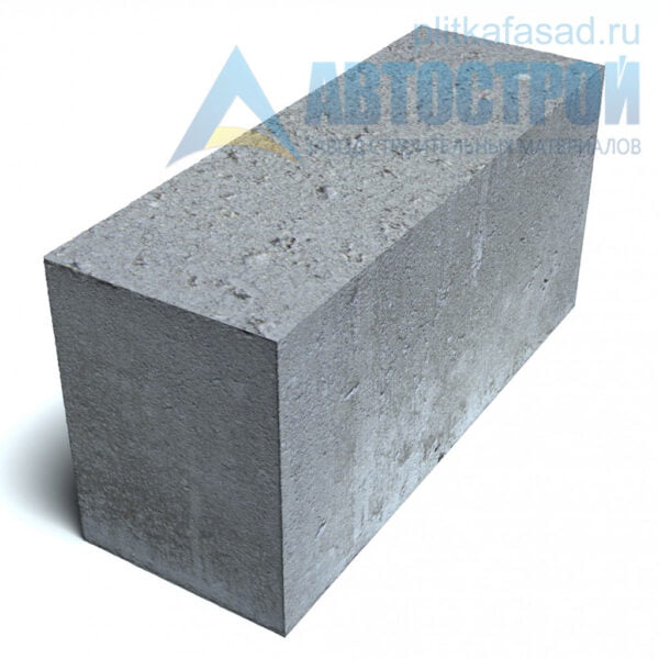 Блок бетонный для межквартирных перегородок КСР-ПР-ПС-39-100-F75-1250 140х190х390мм полнотелый