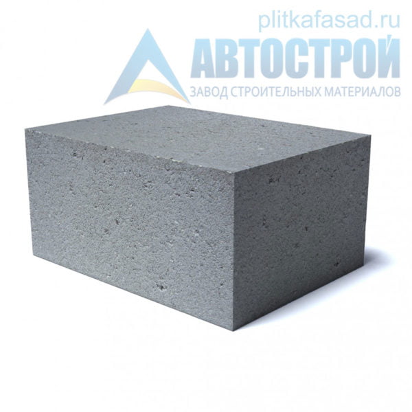 Блок бетонный фундаментный КСР-ПР-39-150-F75-2200 (СКЦ) 290х190х390мм полнотелый
