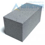 Блок керамзитобетонный стеновой КПР-ПР-39-50-F25-1600 (СКЦ-1ПРП 01/01С) 190х190х390мм полнотелый