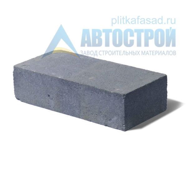 Кирпич бетонный стеновой полнотелый серый