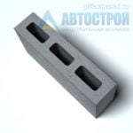 Блок для перегородок СКЦ-3Л-80 90х188х390 мм пустотелый
